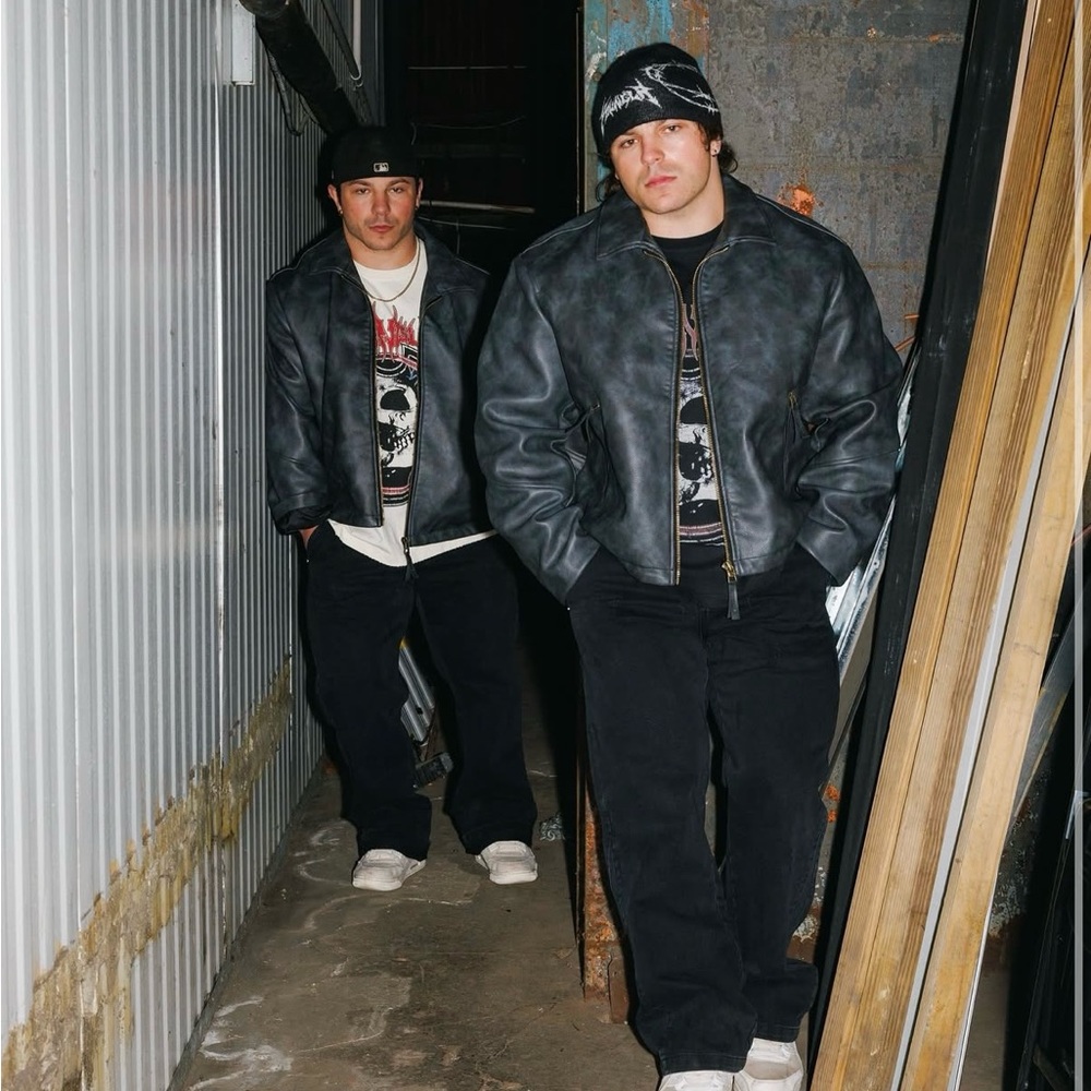 YoungLA Black Leather Jacket